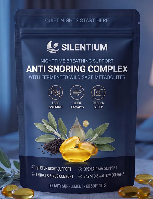 Silentium Anti Snoring Complex — 60 softgels